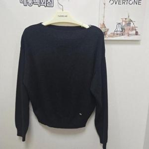오버톤 DP01 무지오프숄드니트 KDWI702