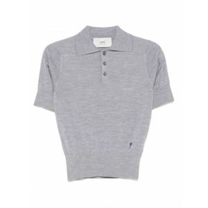 [AMI] 라프리마 여성 티셔츠 앤 폴로 Grey FPL412 KN0066050 /10