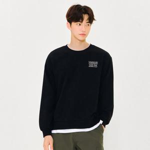 남성 포토 그래픽 맨투맨 티셔츠-EERK5116B03