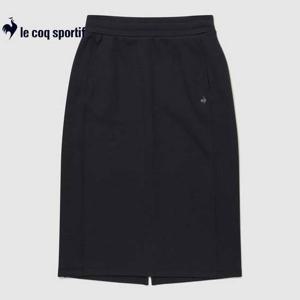 [르꼬끄]여성 더블텐션 미디 스커트 QQ322OSK81 BLK