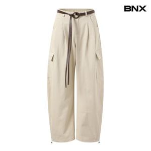[BNX]뒷 밴딩 카고 핀턱팬츠 (BX3PT006L0)