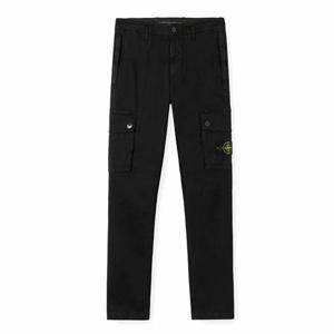 25FW 스톤아일랜드 와펜 스트레이트 카고 팬츠 블랙 K2S153100034 S00L1 V0129