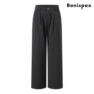 [보니스팍스(여성의류)]데일리 핀턱 와이드 롱 팬츠  XP3TA007L0