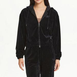 뉴발란스후드집업 KQJ NBMDE4W922-19 WOMEN 벨루아 골지 후드집업(SEMI OVER FIT)
