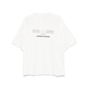 언더커버 반팔 티셔츠 UP1E4808 WHITE White