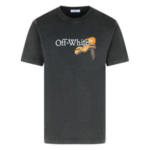 오프화이트 반팔 티셔츠 OMAA027F25JER00C1301 Black