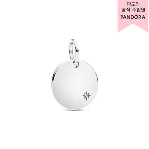 [판도라(주얼리)][백화점 보증서 제공] 인그레이버블 랩그로운 다이아몬드 태그 펜던트 394012