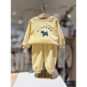 블루독베이비 10 25FW 신상 (YE) 벨로아 상하세트 (45C7067209)