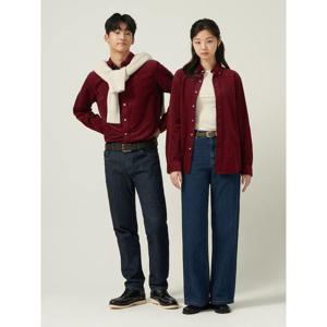 [빈폴멘] 남녀공용 코듀로이 셔츠 - 레드 (BC5964C336)