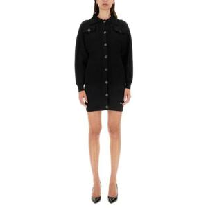 모스키노 미디 원피스 04938702 0555 Black
