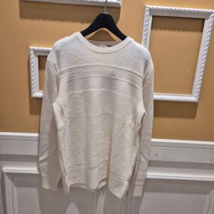 [BCBG] 올앤썬드리 겨울24 RIB 블럭 라운드넥 니트 A4W9K305