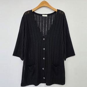 [아이우먼] 미니멀레이스루즈가디건 OLU241M508 빅사이즈