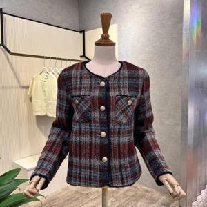 [ab.f.z]AOZ4HJ07J_금장 단추 트위드 자켓