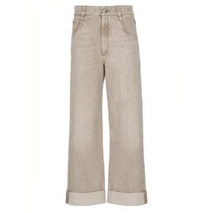 브루넬로 쿠치넬리 데님 팬츠 MA095P4005C9037 Beige