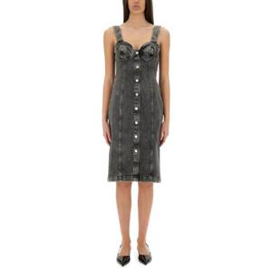 MOSCHINO JEANS DENIM MIDI DRESS 045732191508