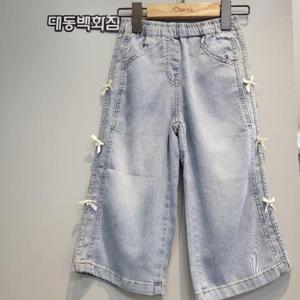 치크 DP01 리본포인트 와이드팬츠 CKTJ25570