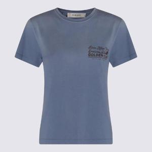 골든구스   반팔 티셔츠 FW25 GWP02322P00212450270 5952277 CHINA BLUE