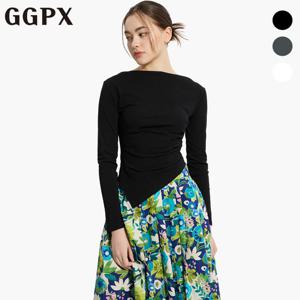 GGPX  드레이프 슬림핏 티셔츠 (GP3TS006F)