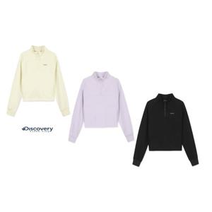 [디스커버리키즈]여아 세미크롭 하이넥 기모 맨투맨 DKTR56056 택 1