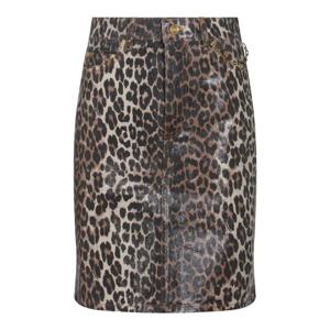 가니   미디스커트 SS25 J1607943 4899607 Brown