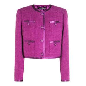 돌체앤가바나   트위드 자켓 FW25 F27GOTFMTACF0571 5916946 Purple