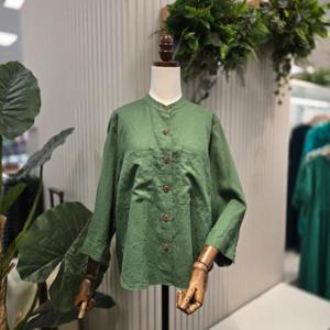스테파니 HC05 노카라자켓린넨점퍼JP A25JK5229H1