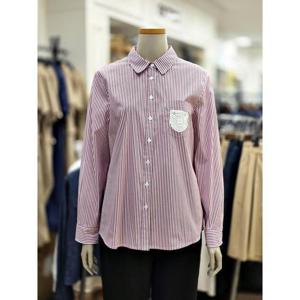 BCBG 세이브존02 스트라이프 셔츠 블라우스 B5C7B413