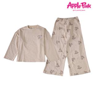 [애플핑크]곰돌이 세마리 파자마 세트 (APUWR505GSM)
