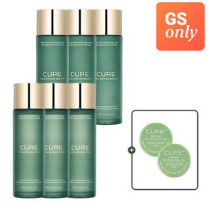 [GS단독]김정문알로에 큐어 하이드라 수딩 토너 130ml*3개+에멀전 130ml*3개(+사은품)