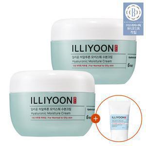 [단독특가] 일리윤 히알루론 모이스춰 수분크림 100ML 2입