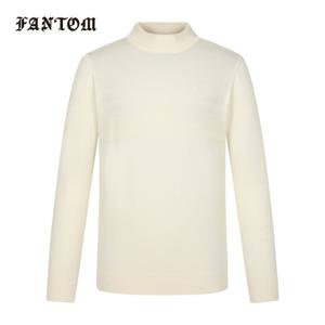 [팬텀] 남성 라인 포인트 소프트 모크넥 니트 211D3SR801_IV