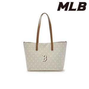 MLB (3AORM015N-43BGL) 클래식 모노그램 자카드 쇼퍼백