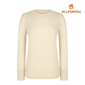 [올포유] 여성 심플 라운드 니트 ALSRL1211-102