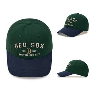 MLB 공용 바시티 레터링 언스트럭쳐 볼캡 보스턴 레드삭스 (3ACPV085N-43GND)