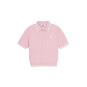 MLB  (3FPQB0253-43PKM) 여성 베이직 크롭 카라 티셔츠