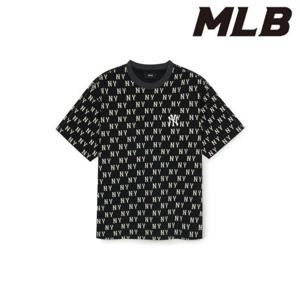MLB (3ATSM0553-50BKS) 클래식 모노그램 스포티브 전판패턴 오버핏 반팔 티셔츠