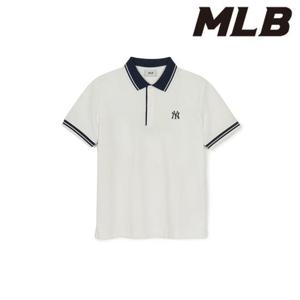 MLB (3APQB0253-50IVS) 베이직 카라배색 컴포터블핏 카라 티셔츠
