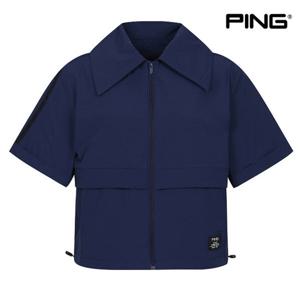 [핑]PING 여성 테잎 홑곁 카라 반팔 점퍼 121C2JP251 NA 골프 점