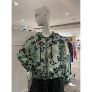 르니앤맥코이 나비 프린트 후드집업 점퍼 (MM06JP770HJY)