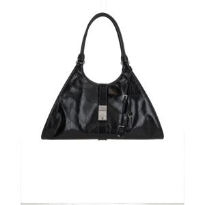 프라다 블랙 소프트 럭스 가죽 호보 백 1BG570VOOO 2CYRF0002