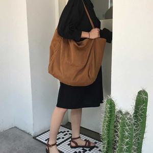 학생 데일리 빅쇼퍼백 튼튼한 에코 가방 숄더백