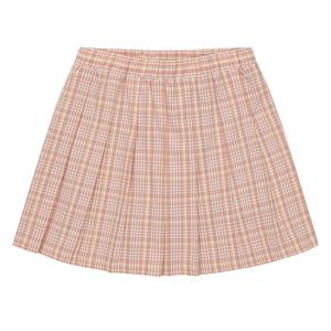 에꼴리에 여아 밴딩 체크 플리츠 주름 스커트 23A5852_PK