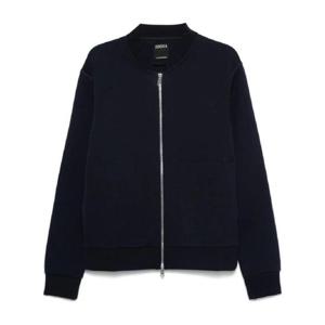 25 FW Zegna 로고 아플리케 스웨트셔츠 UE564A8ECT881 TP432495038