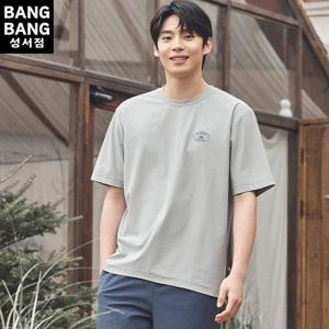 뱅뱅 HC04 남성 쿨 기능 레터링라운드반팔티셔츠 CTL302