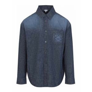 [LOEWE] 라프리마 남성 셔츠 코튼 H526Y05WF18438 Blue /8
