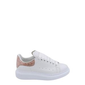 Alexander McQueen 아몬드 토 레이스업 스니커즈 718233WIEE6 9385 TP943176704