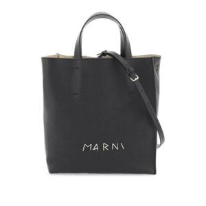 Marni 로고 자수 토트 백 SHMP0018L3P6533 00N99 TP934903335