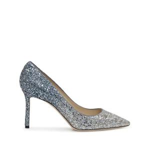 지미추 힐 펌프스 ROMY 85 BRE SILVER DUSK BLUE