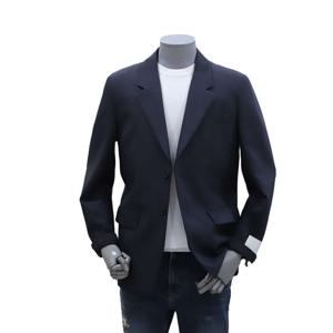 [본(정장)]BON 24S/S 아이비리그 그레이 세미오버핏 금속디테일 남성 자켓 (BN4SEA232BE)