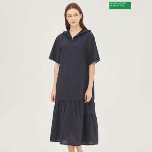 [베네통] 라벤더 메쉬 롱원피스 BAOPF1341_NY